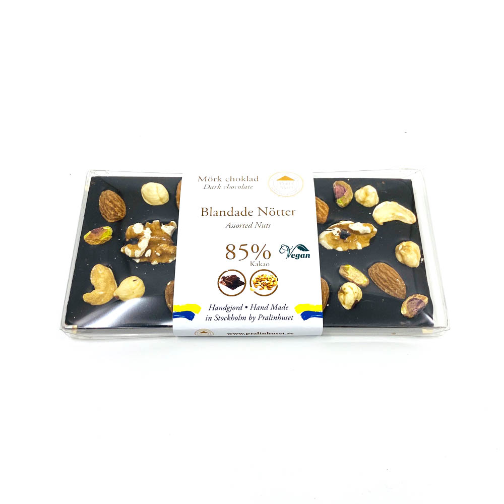 Choklad - Blandade nötter 85%